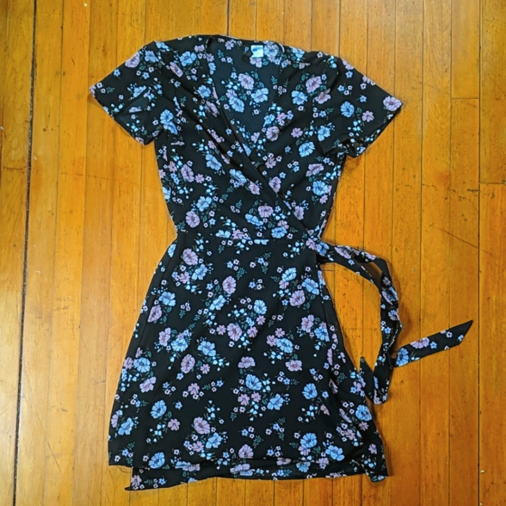 H&M wrap around dress